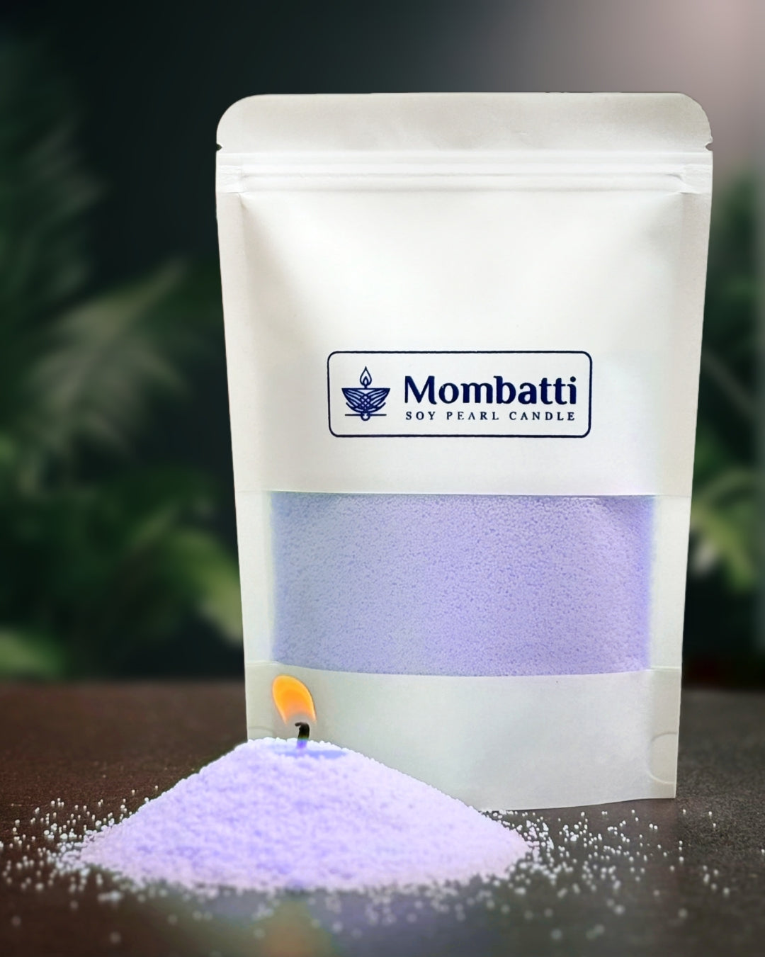 Mombatti® Pearled Candle - Coloured (Wicks Included)