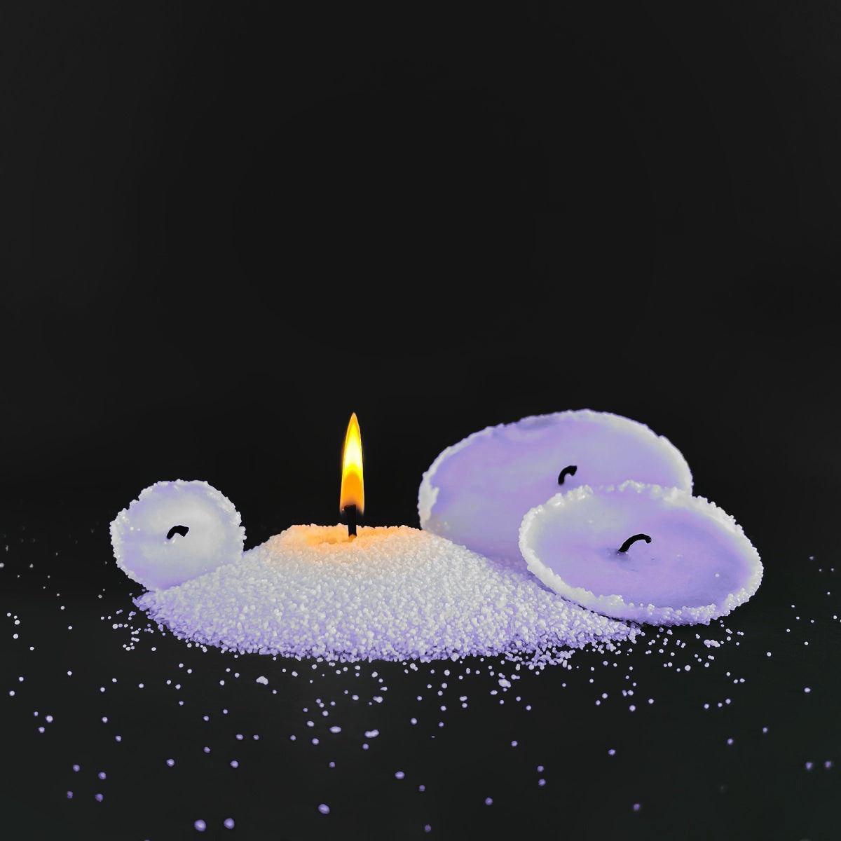 Mombatti® Pearled Candle - Coloured (Wicks Included)